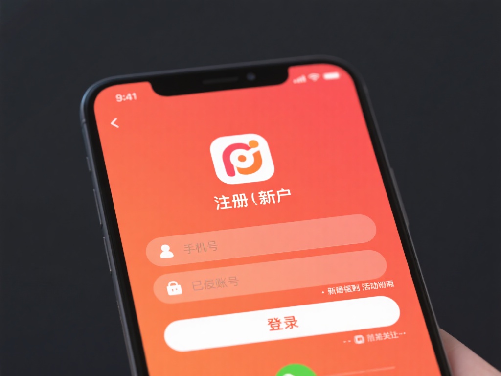 安装完成后，打开应用，你会看到注册或登录的界面。如